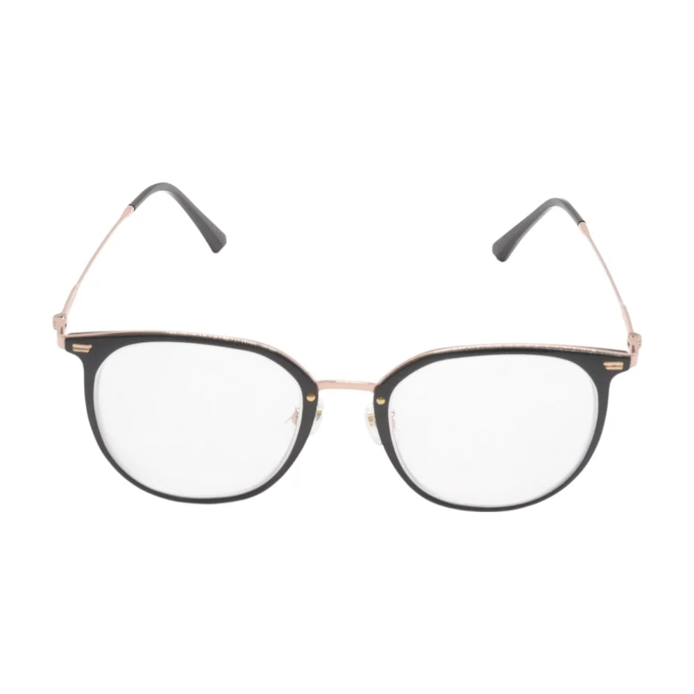 Black Round Unknown Prescription Eyeglasses - Image 2