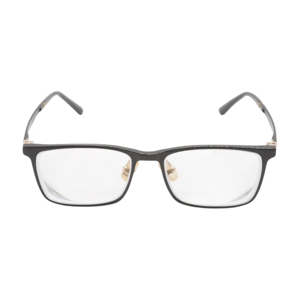 Black SL056 Rectangle Unknown Prescription Eyeglasses - Image 2