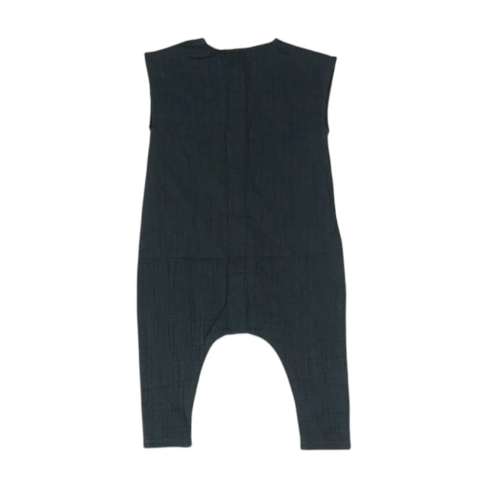 Black Sleeveless One-Piece - Image 2