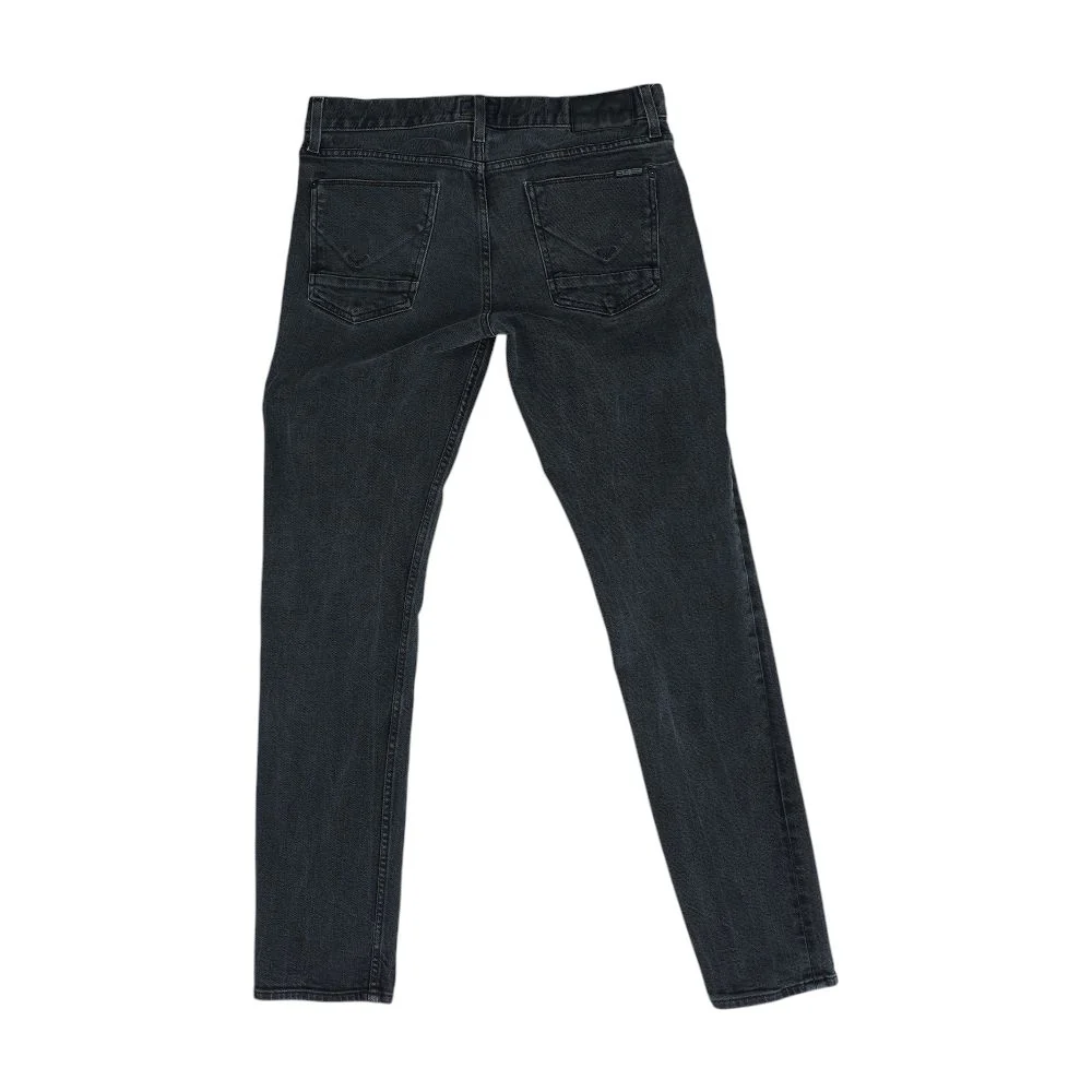 Black Slim Straight Jeans - Image 2