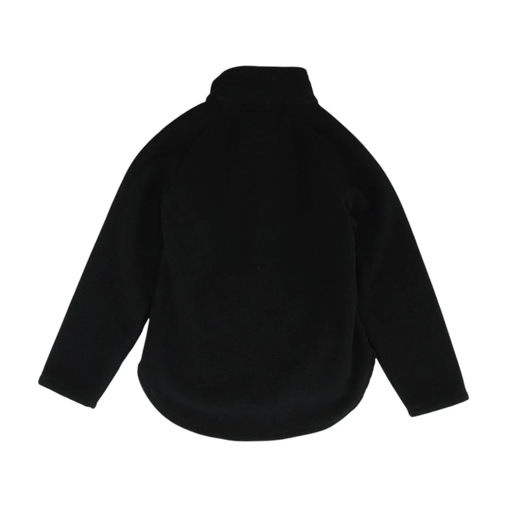 Black Solid 1/4 Zip Pullover - Image 2