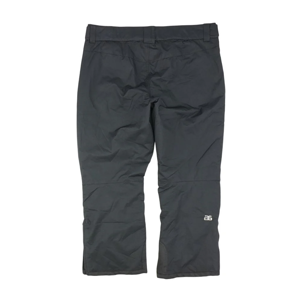 Black Solid Active Pants - Image 2