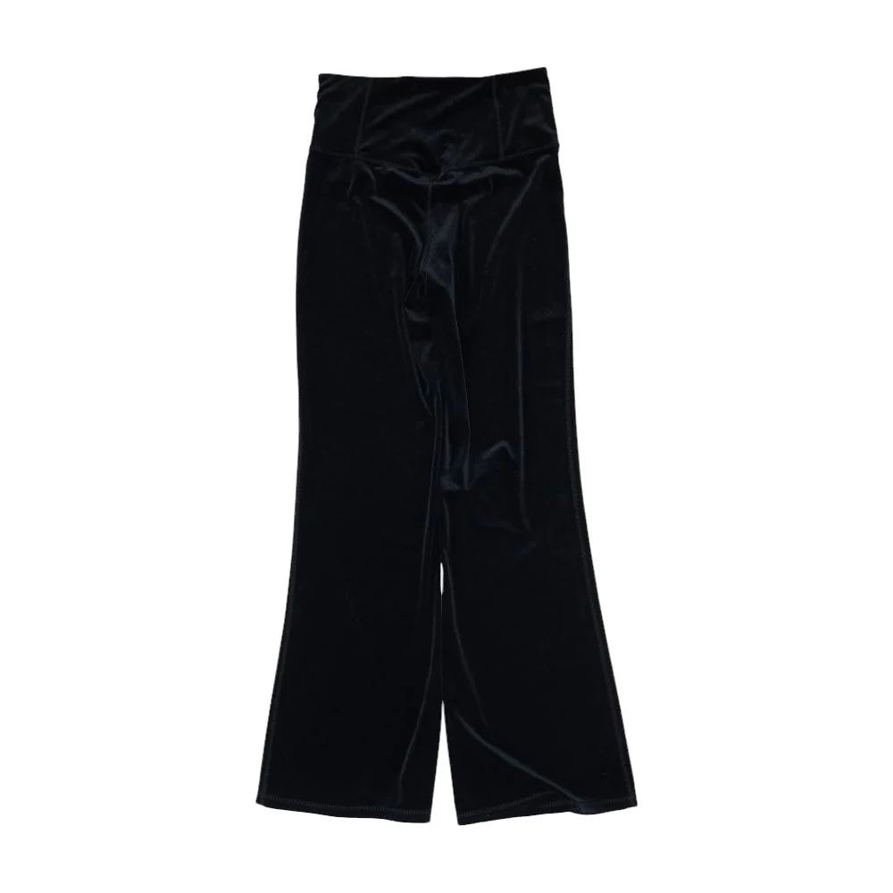 Black Solid Active Pants - Image 4