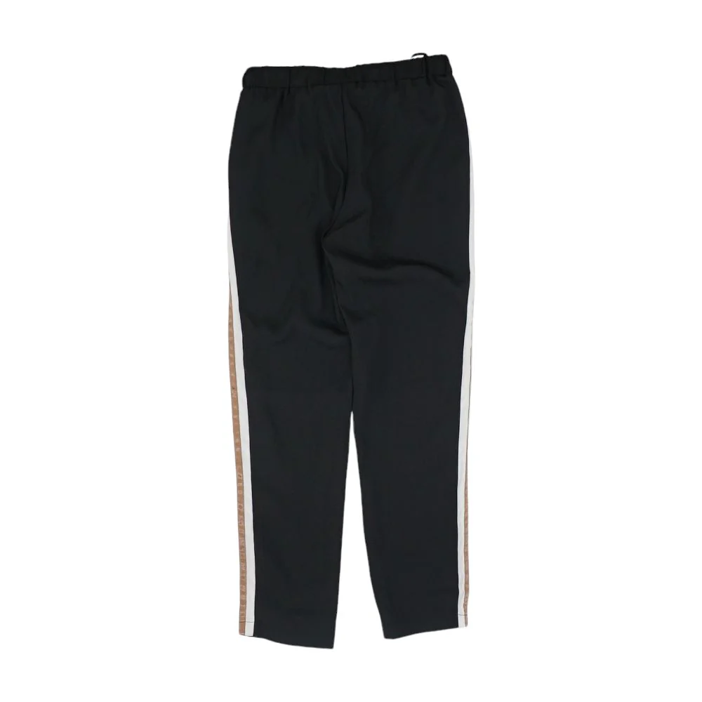 Black Solid Active Pants - Image 4