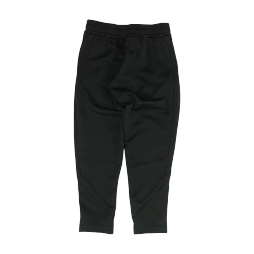 Black Solid Active Pants - Image 2