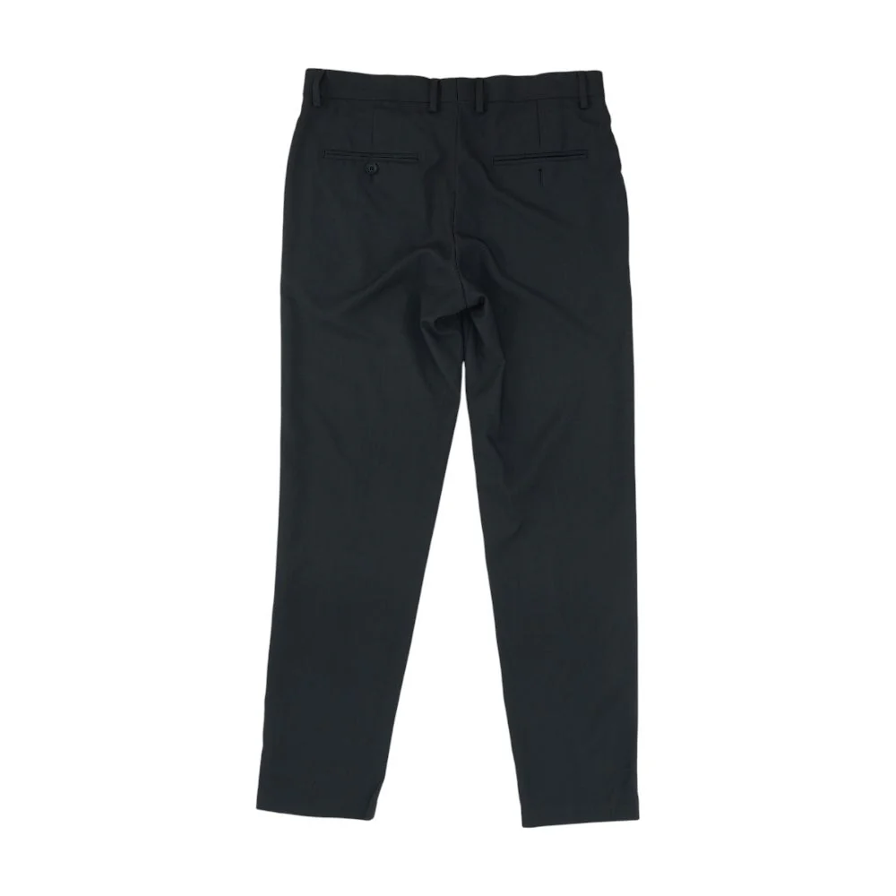 Black Solid Active Pants - Image 2