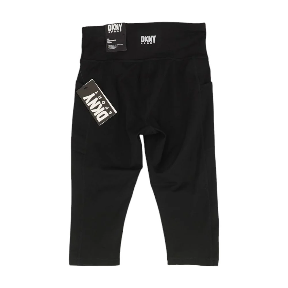 Black Solid Active Shorts - Image 2