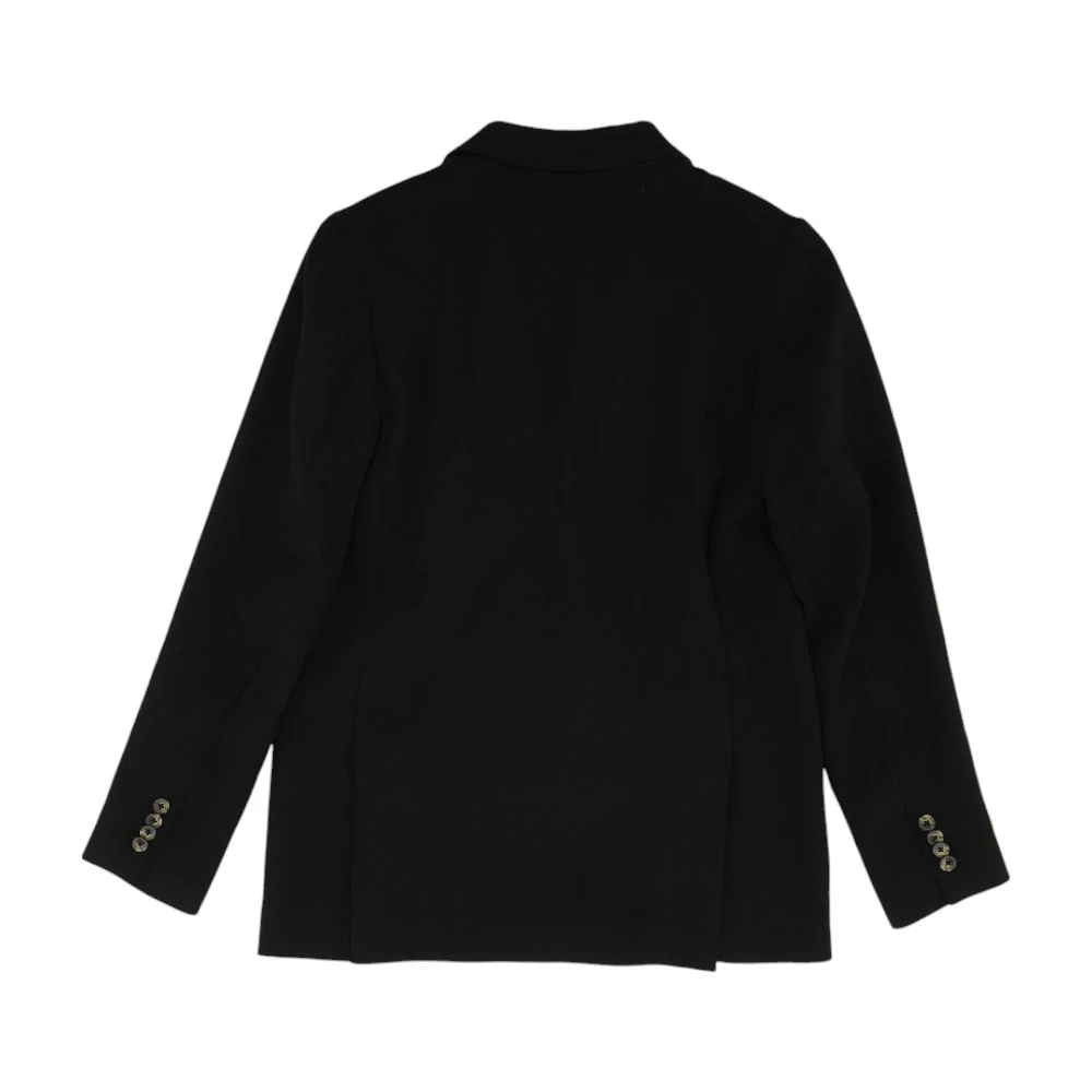 Black Solid Blazer - Image 2