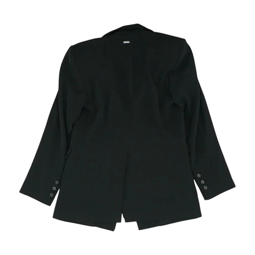 Black Solid Blazer - Image 2