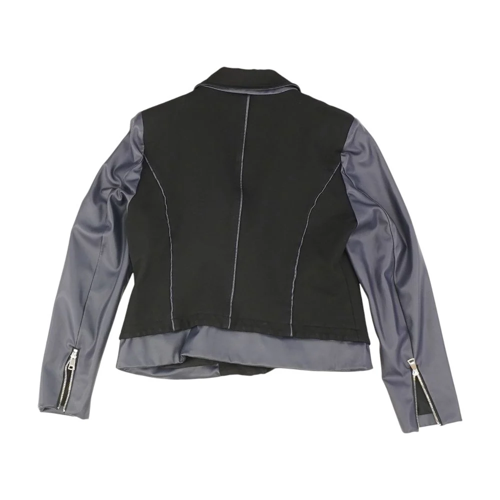 Black Solid Blazer - Image 2
