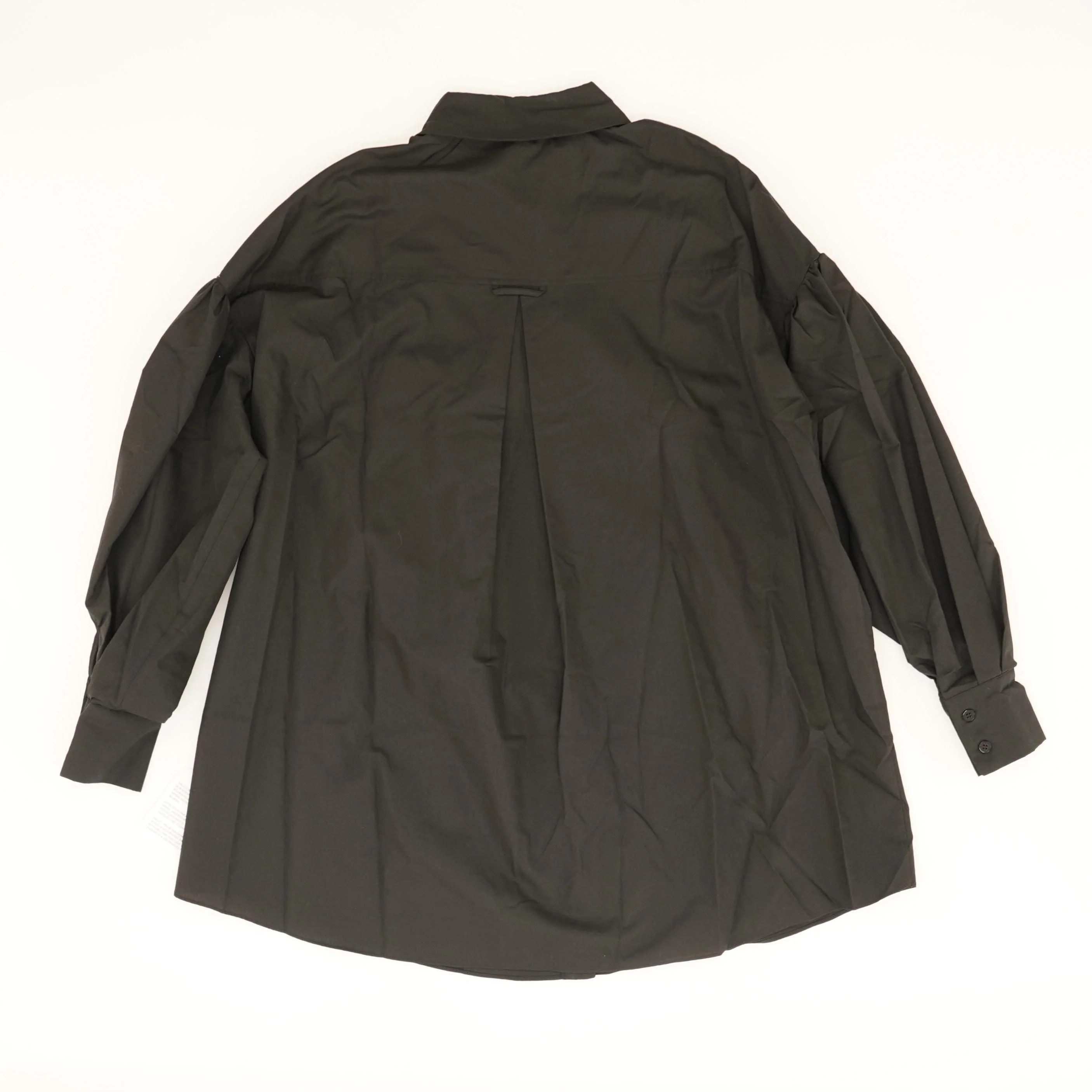 Black Solid Button Down - Image 2