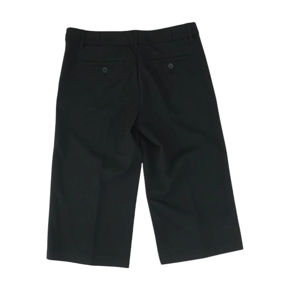 Black Solid Capri Pants - Image 2