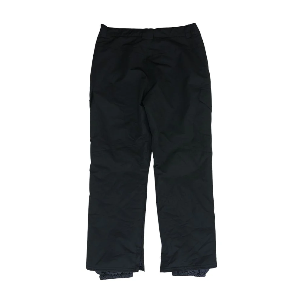 Black Solid Cargo Ski Pants - Image 2