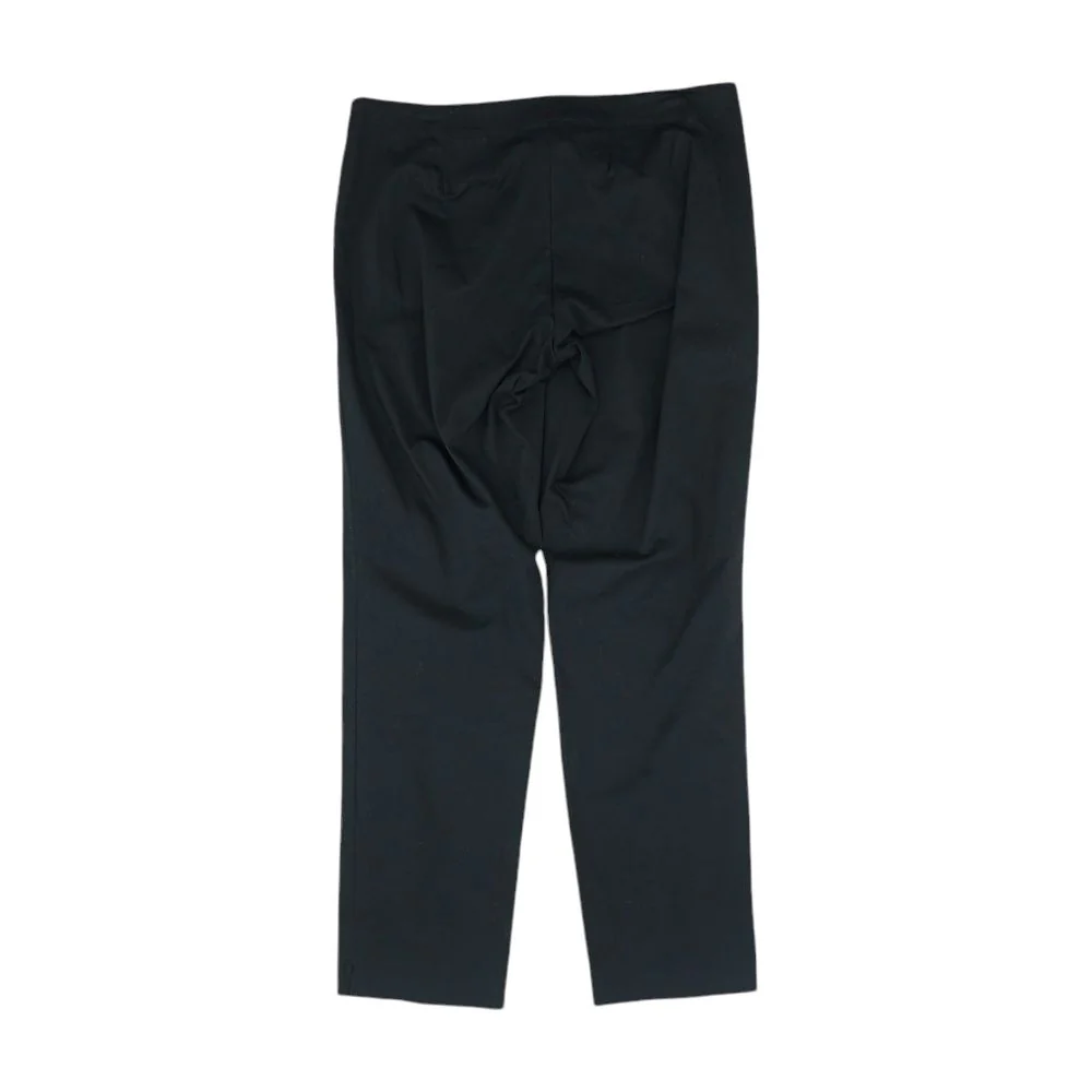 Black Solid Chino Pants - Image 2