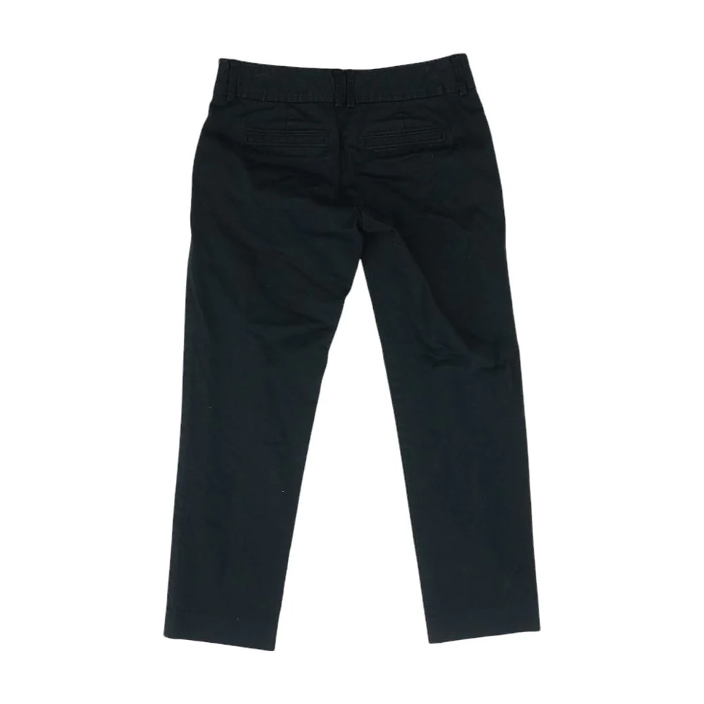 Black Solid Chino Pants - Image 2