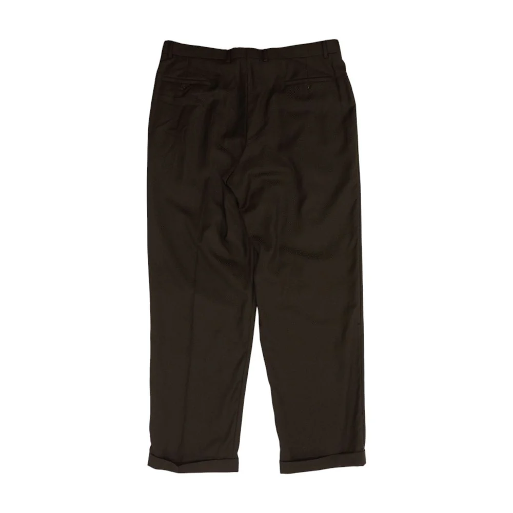 Black Solid Chino Pants - Image 2