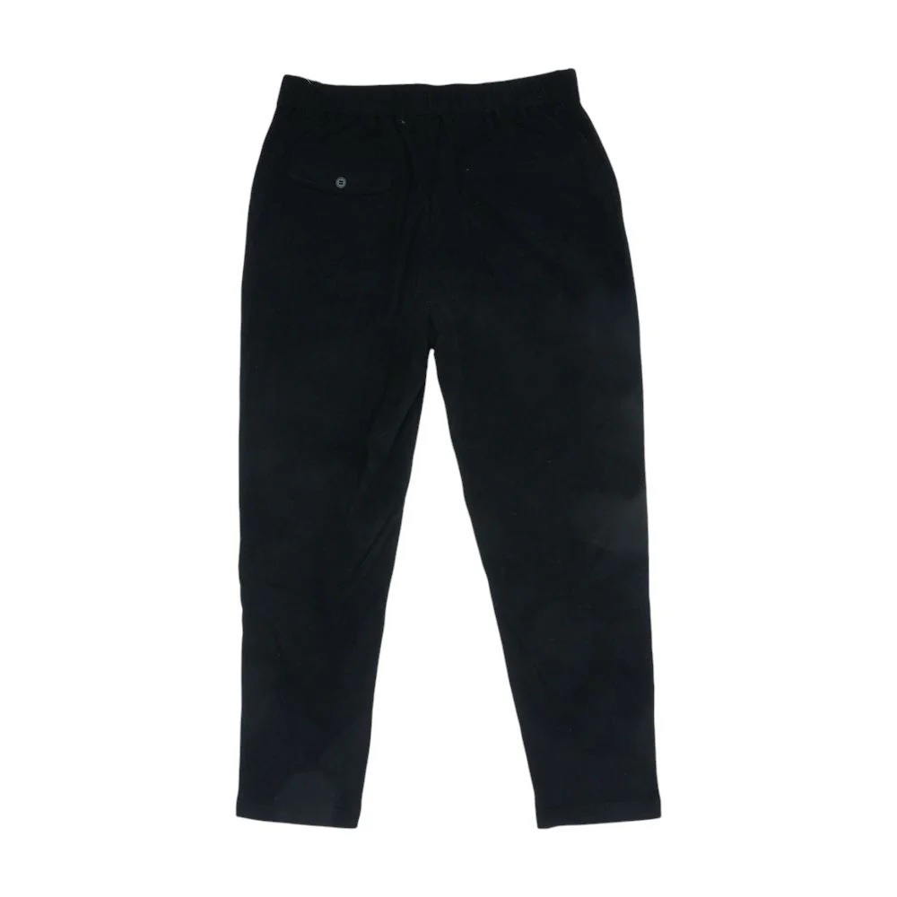 Black Solid Chino Pants - Image 2