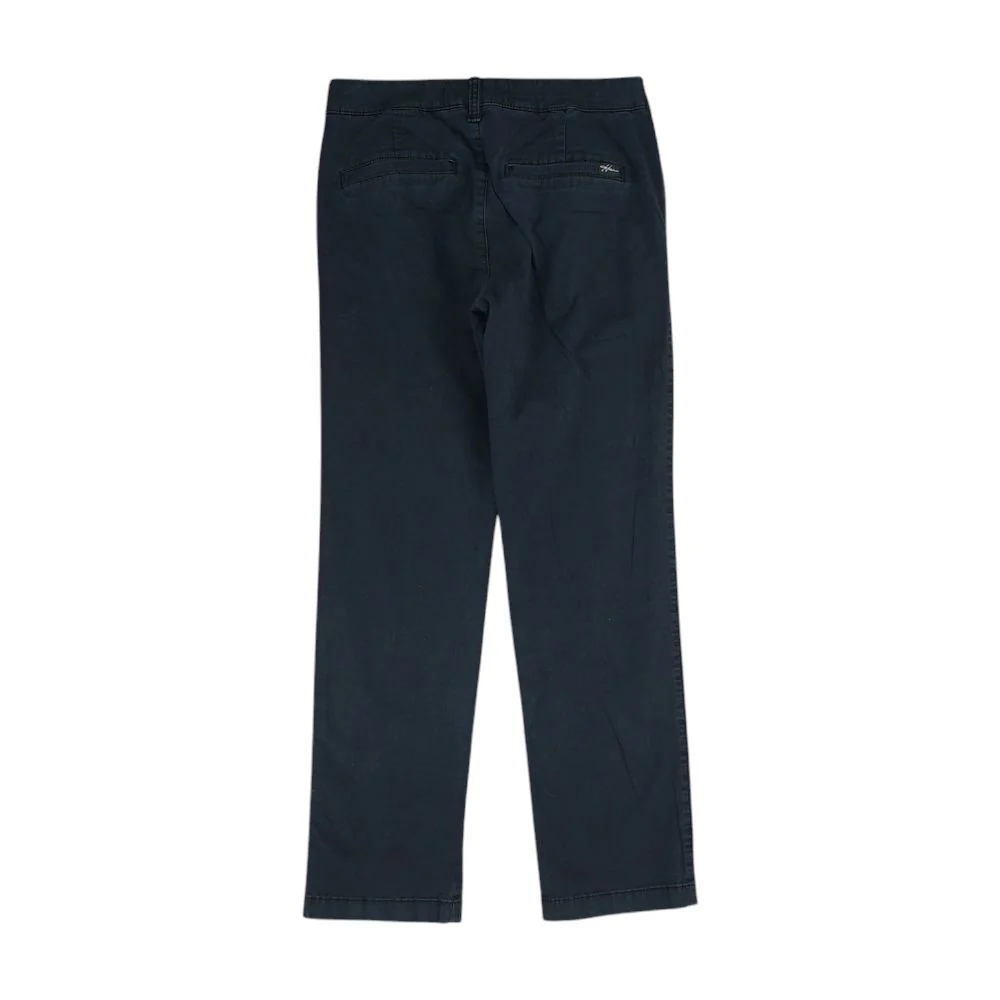 Black Solid Chino Pants - Image 2