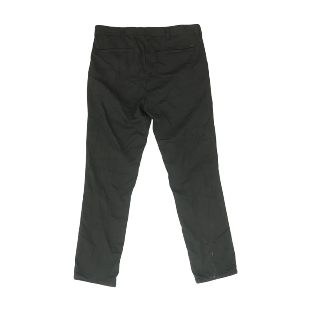 Black Solid Chino Pants - Image 2