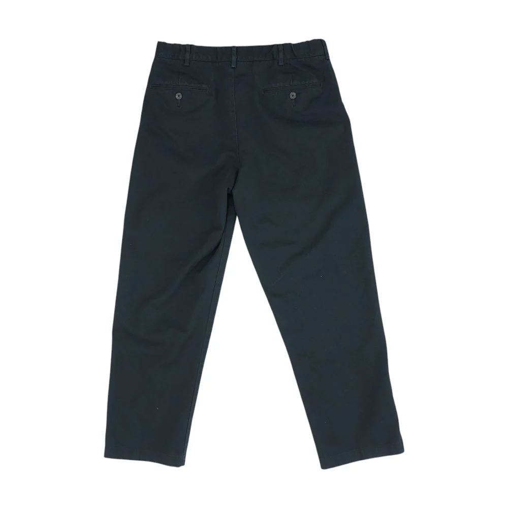 Black Solid Chino Pants - Image 2