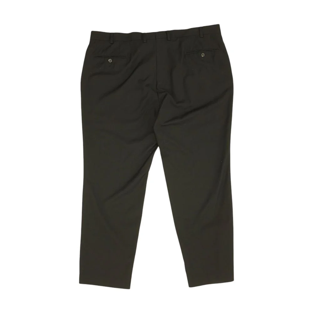 Black Solid Chino Pants - Image 2