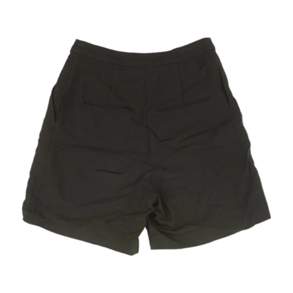 Black Solid Chino Shorts - Image 2