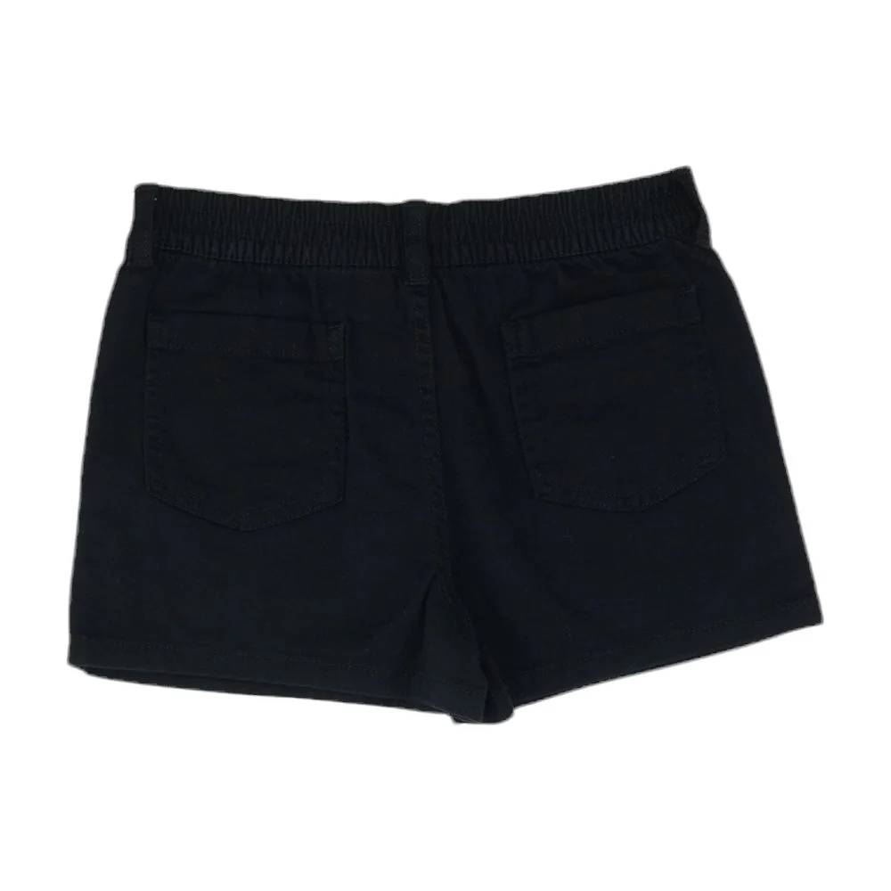 Black Solid Chino Shorts - Image 2