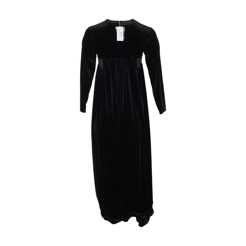 Black Solid Dress - Image 2