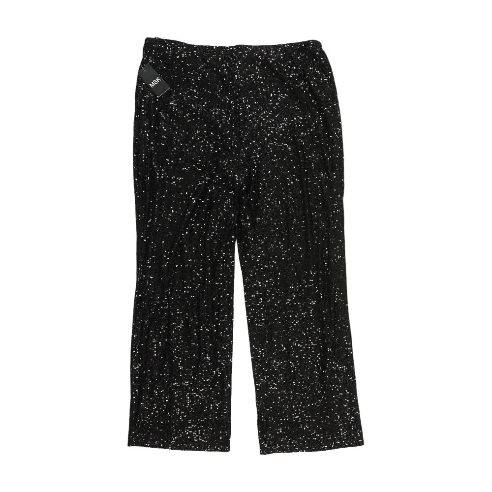 Black Solid Dress Pants - Image 2