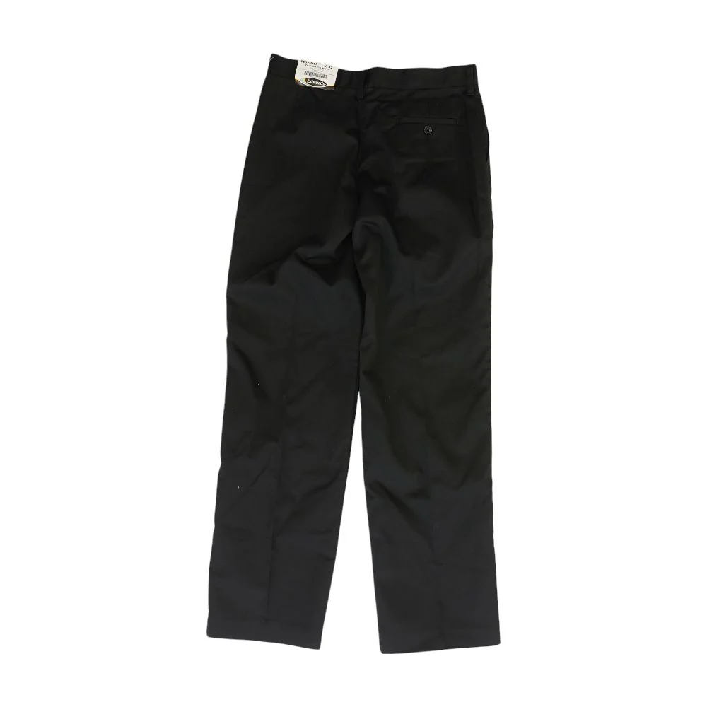 Black Solid Dress Pants - Image 2