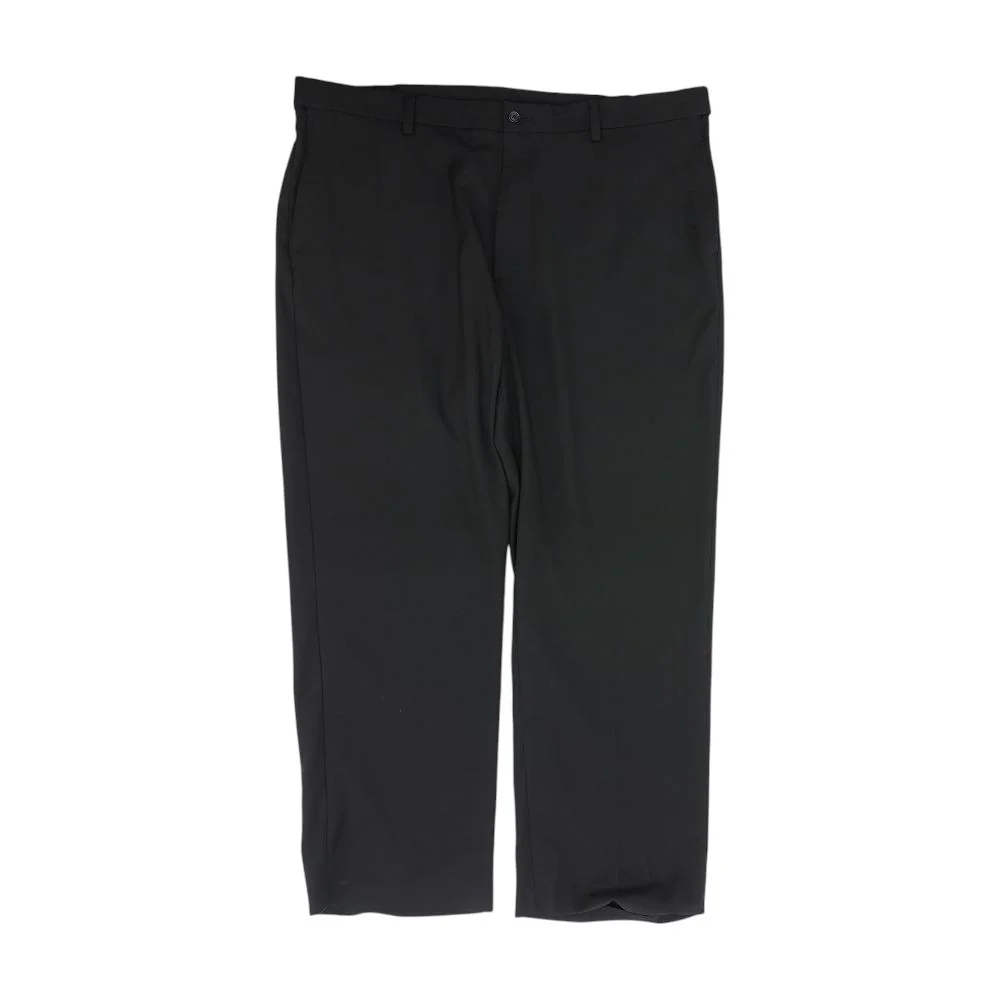 Black Solid Dress Pants