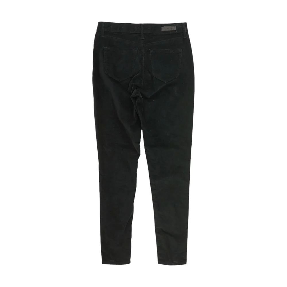 Black Solid Five Pocket Pants - Image 2