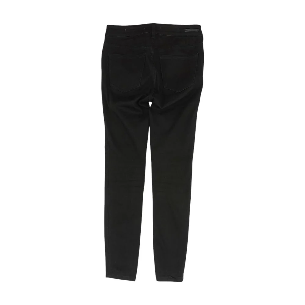 Black Solid High Rise Jeans - Image 2