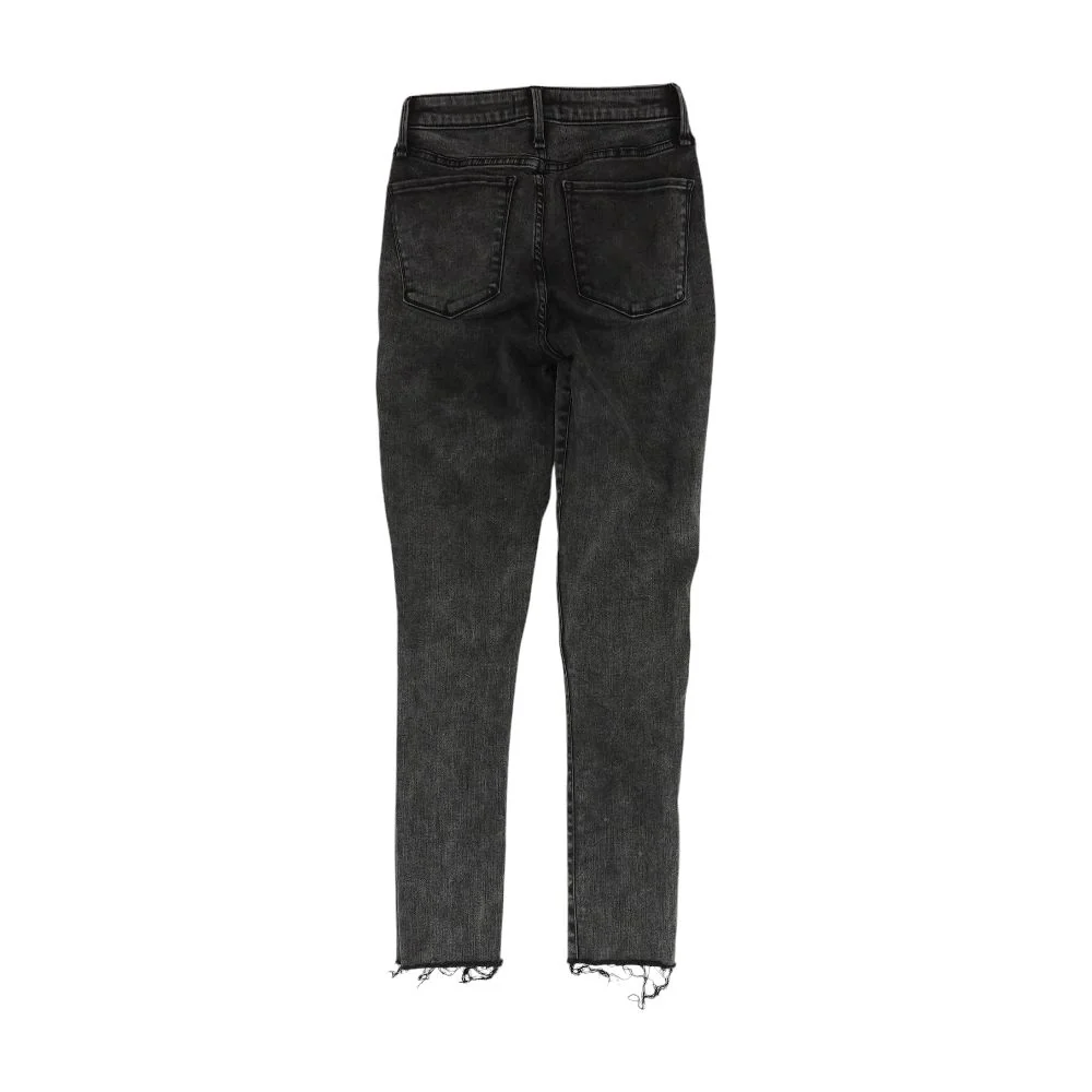 Black Solid High Rise Skinny Leg Jeans - Image 2