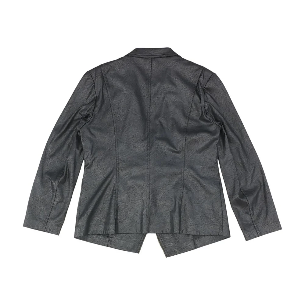 Black Solid Jacket - Image 2