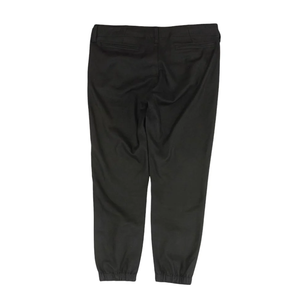 Black Solid Joggers Pants - Image 2