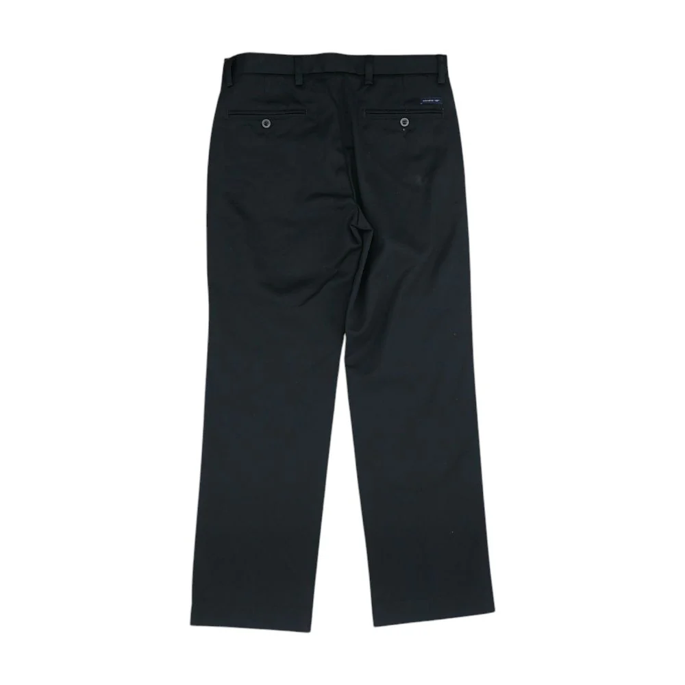 Black Solid Khaki Pants - Image 2