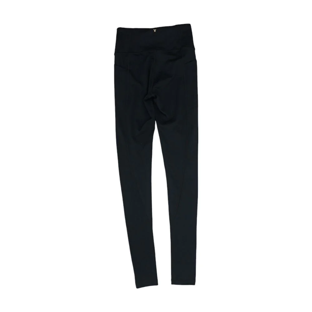 Black Solid Leggings - Image 2
