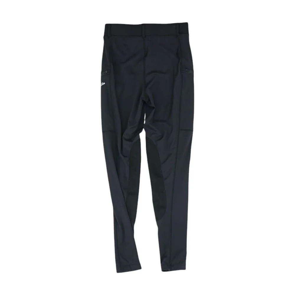 Black Solid Leggings - Image 2