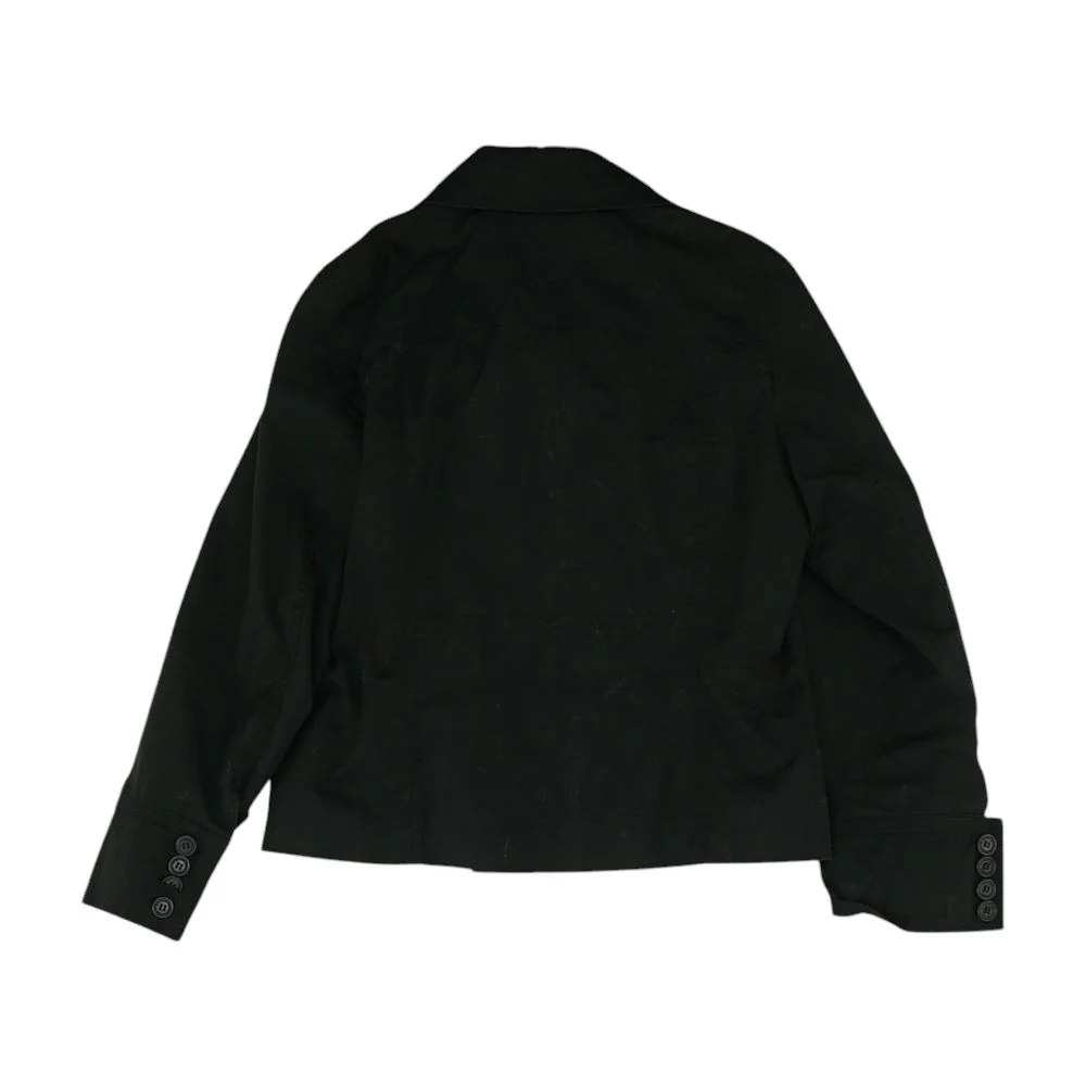 Black Solid Lightweight Jacket - Image 2