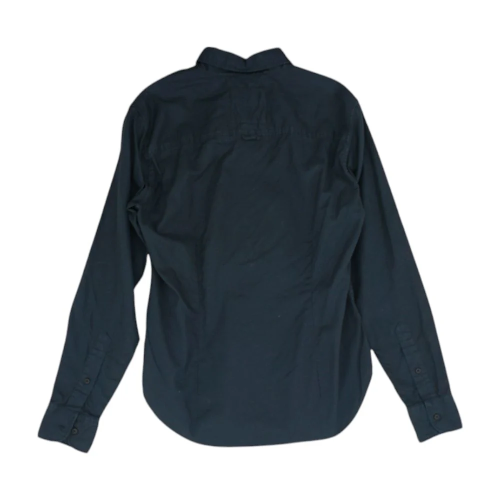 Black Solid Long Sleeve Button Down - Image 2