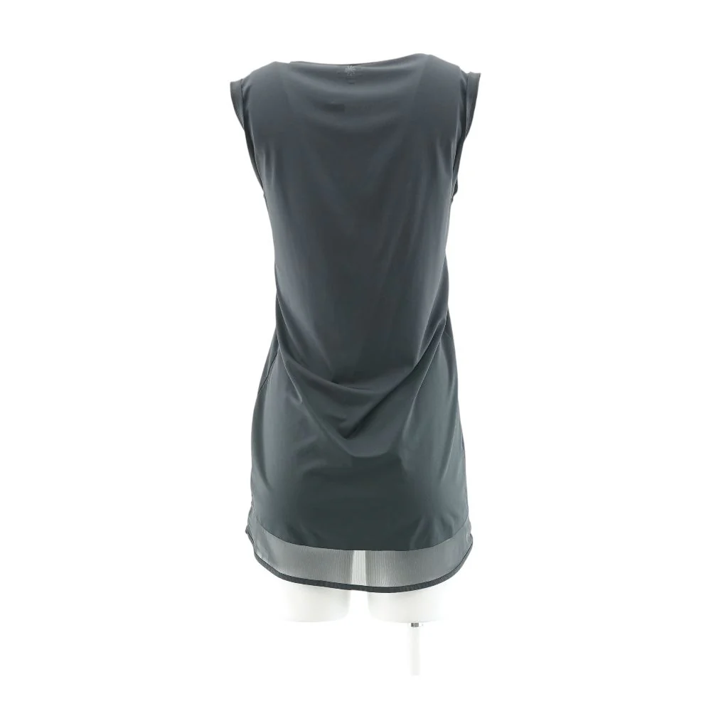 Black Solid Midi Dress - Image 2