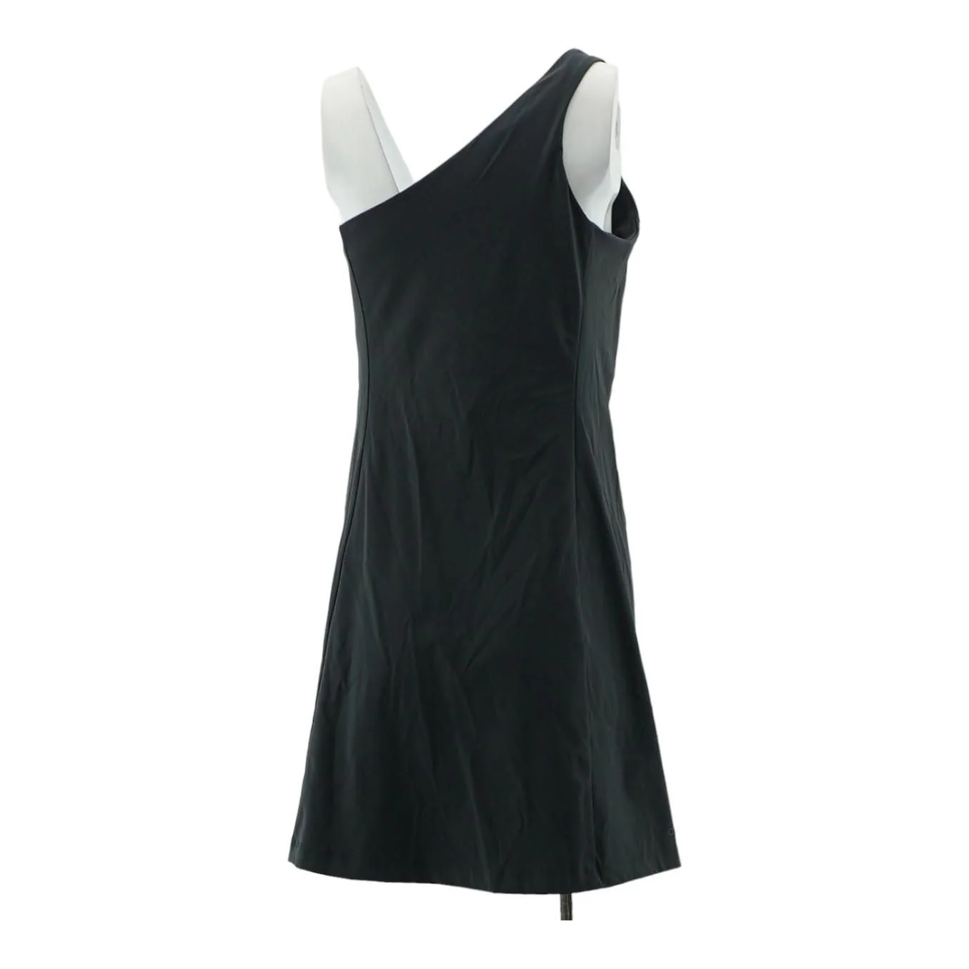 Black Solid Mini Dress - Image 2