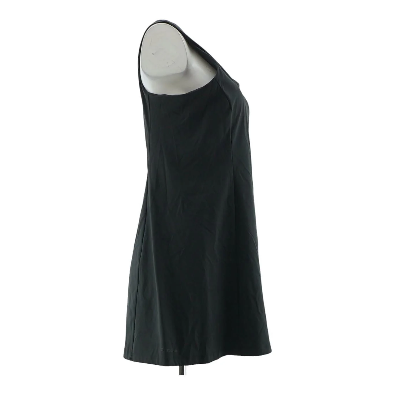 Black Solid Mini Dress - Image 3