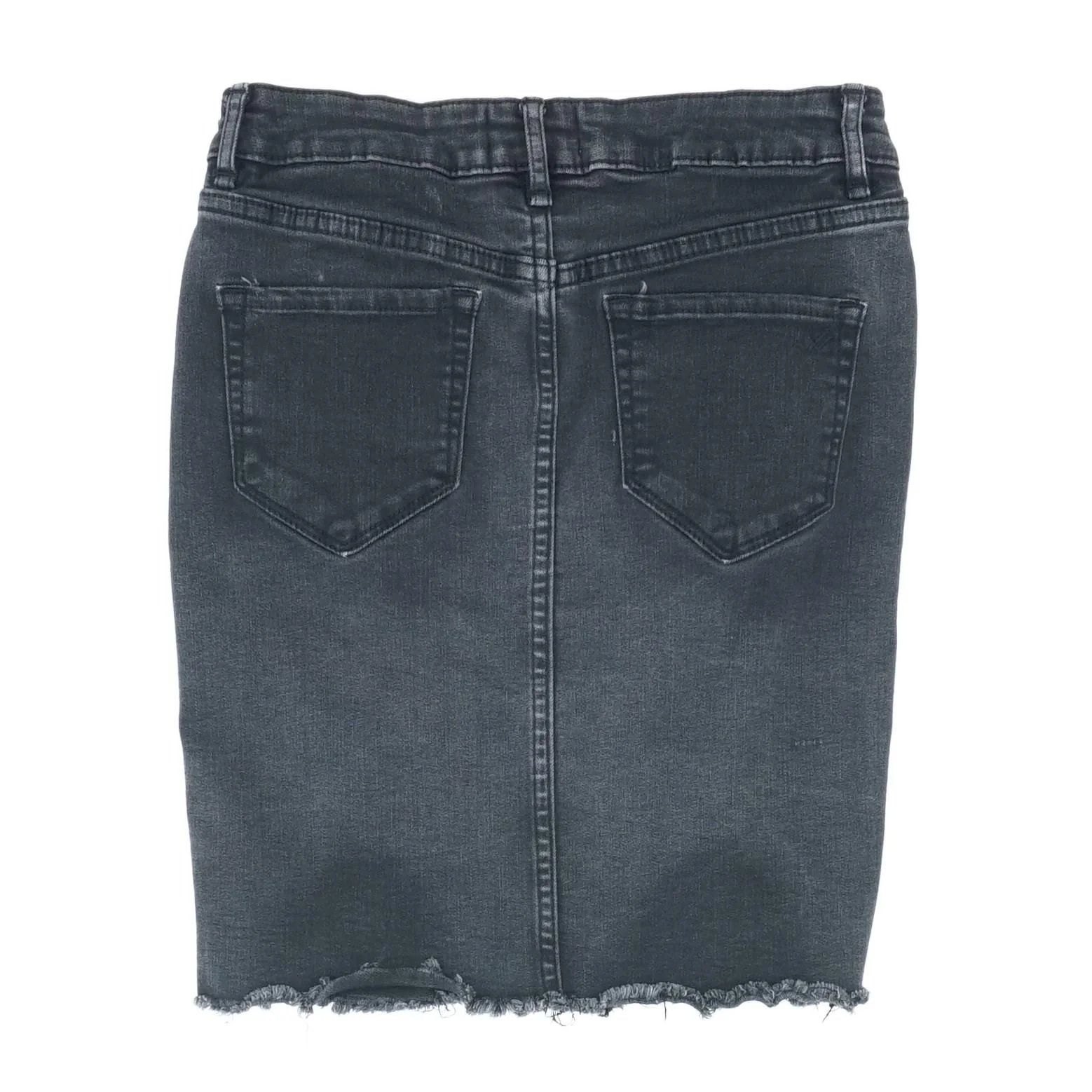 Black Solid Mini Skirt - Image 2