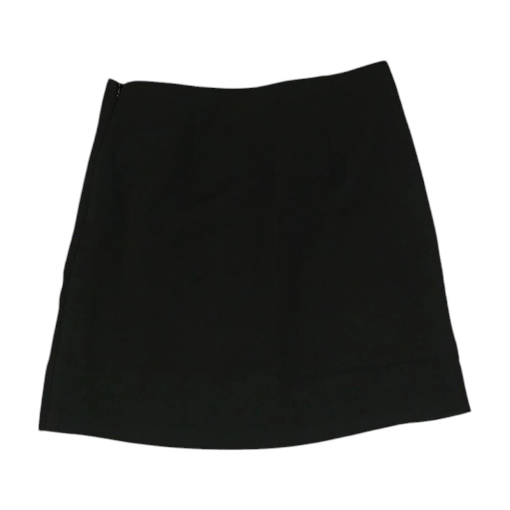 Black Solid Mini Skirt - Image 2