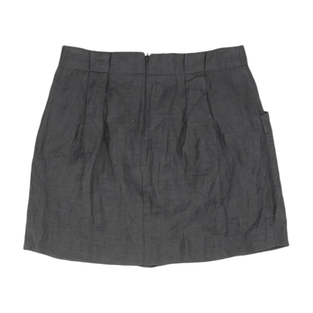 Black Solid Mini Skirt - Image 2