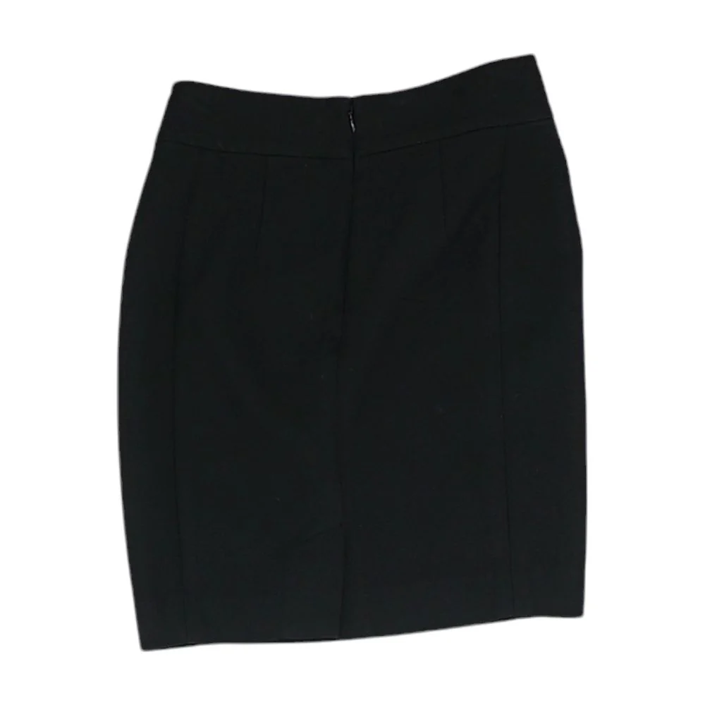 Black Solid Mini Skirt - Image 2