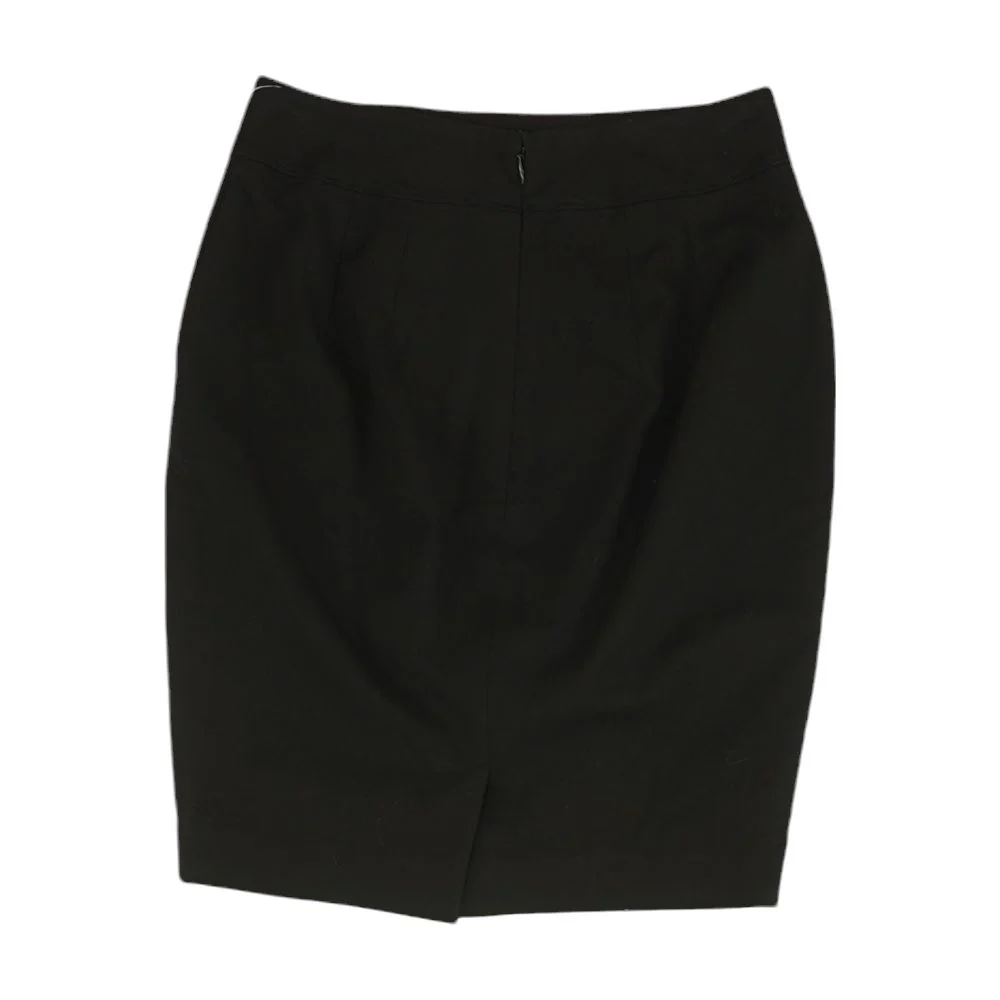 Black Solid Mini Skirt - Image 2