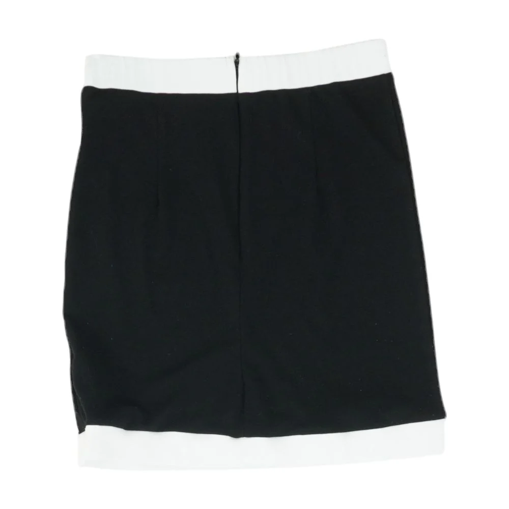 Black Solid Mini Skirt - Image 2